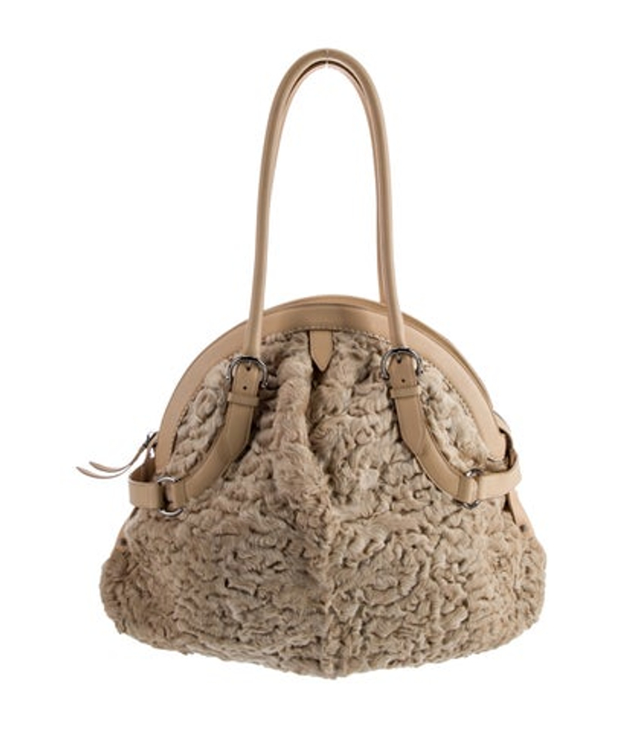 Salvatore Ferragamo Ferragamo Fur Shoulder Bag