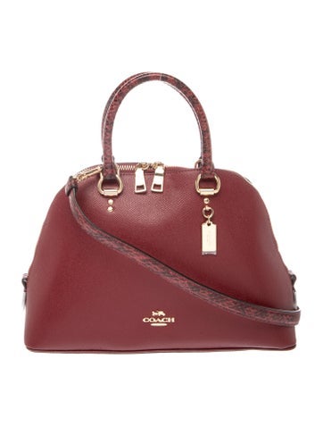 Coach Leather Top Handle Bag