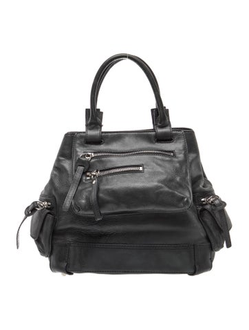 Leather Top Handle Bag