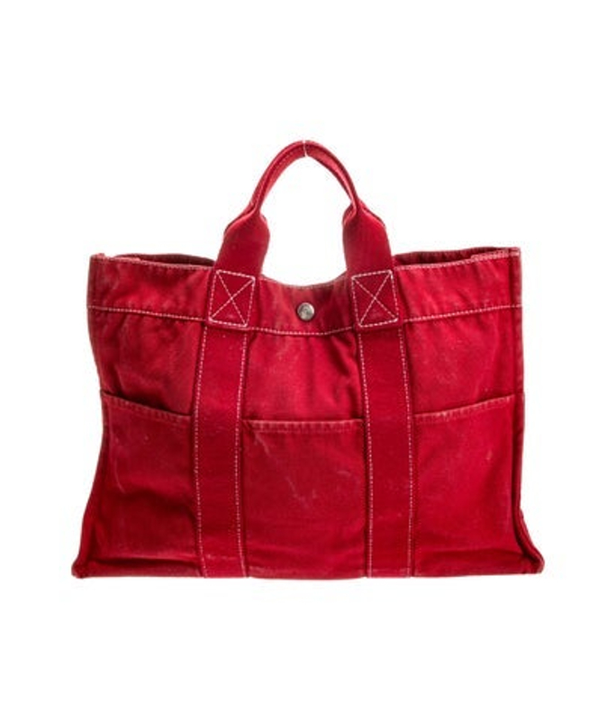 Hermes Toile Fourre Tout Mm