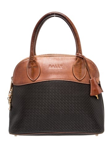 Leather Top Handle Bag