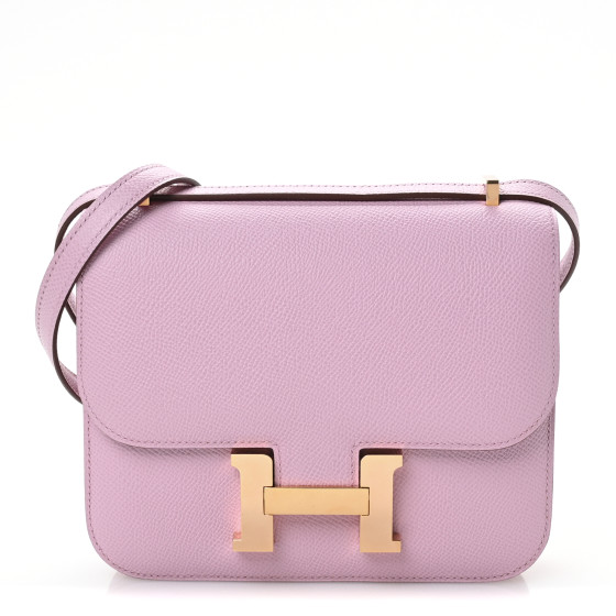 Hermes Epsom Constance 18 Mauve Sylvestre