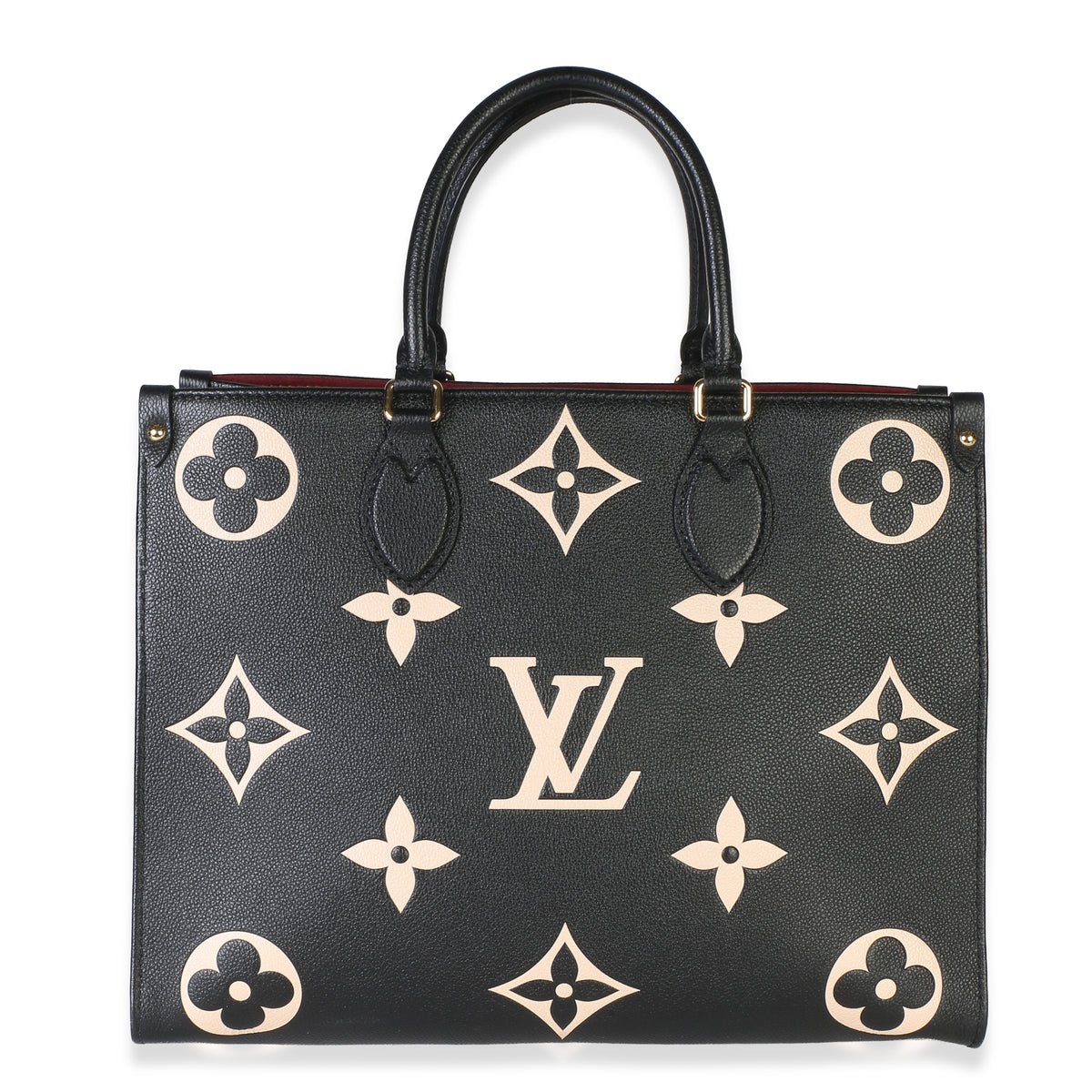 Black Beige Bicolor Giant Monogram Empreinte Onthego MM
