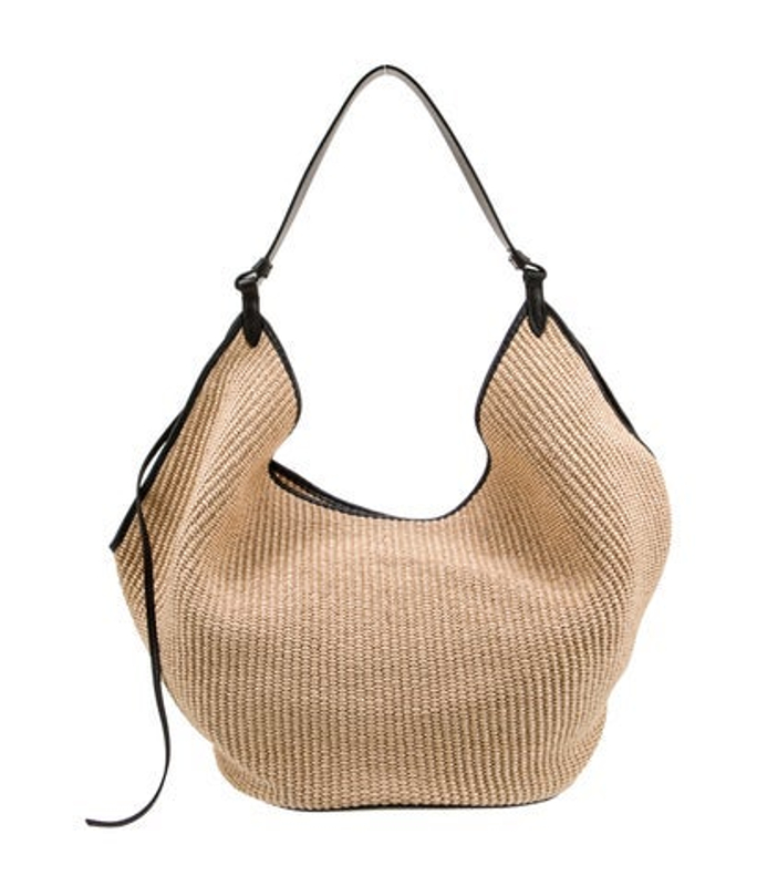 Khaite Raffia Shoulder Bag