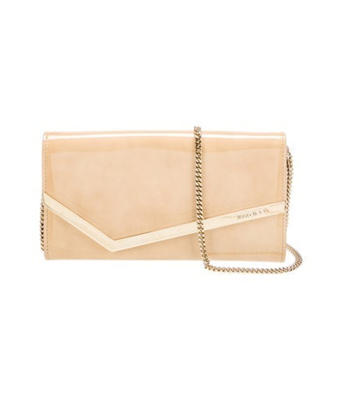 Jimmy Choo Choo Patent Leather Clutch