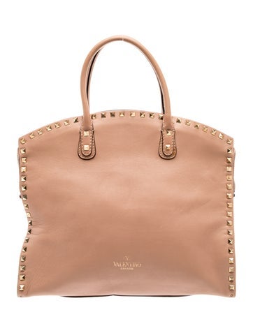 Rockstud Top Handle Bag