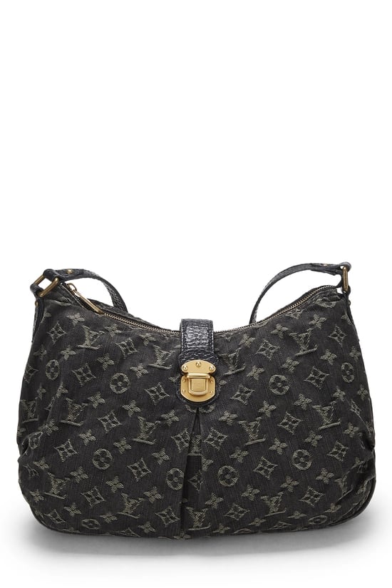 Black Monogram Denim Slightly