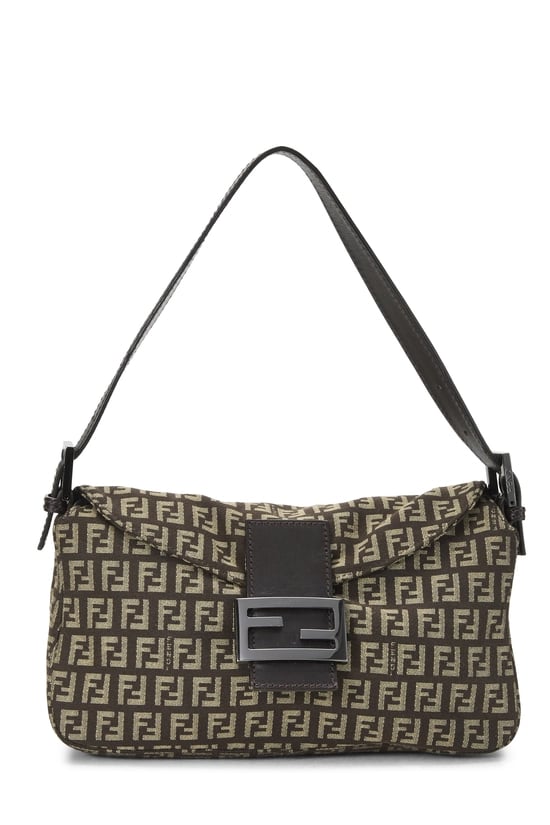 Brown Zucchino Canvas Shoulder Bag