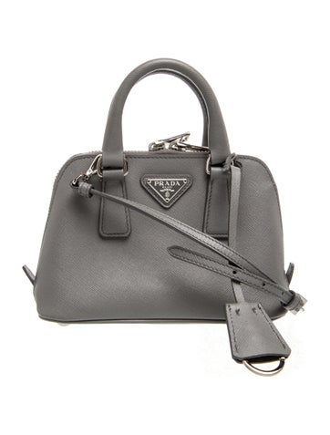Saffiano Leather Dome Mini