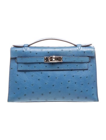 Ostrich Kelly Pochette