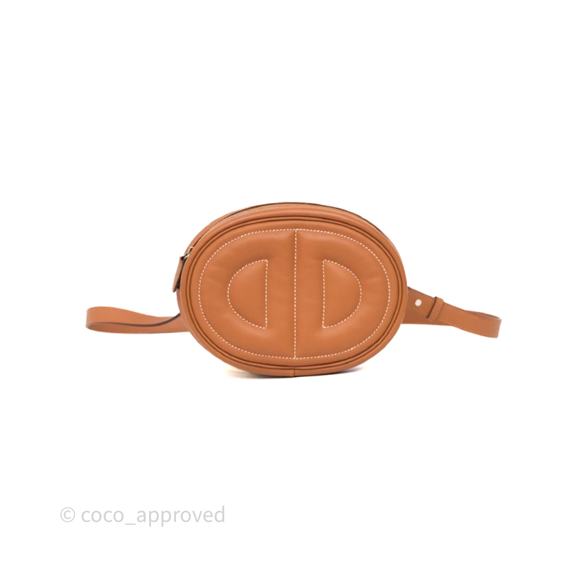 Hermès In-The-Loop Belt Bag Gold Swift Palladium Hardware