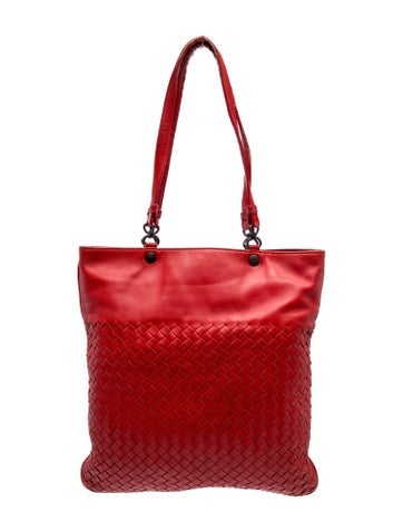 Intrecciato Nappa Intrecciato Flat Tote Bag Medium