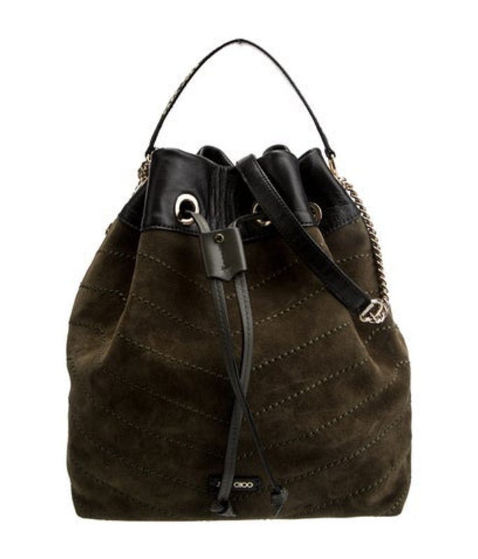 Jimmy Choo Choo Suede Shoulder Bag