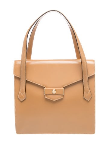 Leather Top Handle Bag