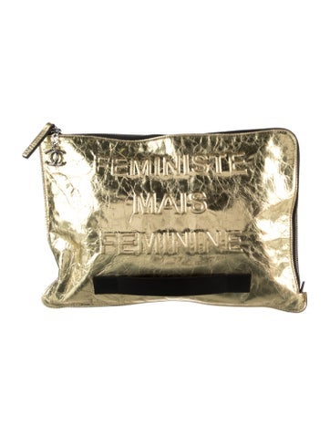 Feministe Mais Feminine Clutch