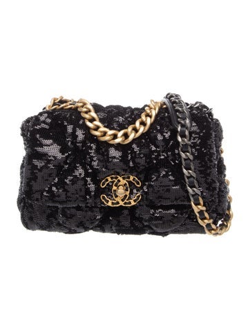Medium 19 Sequin Flap Bag w/ Tags
