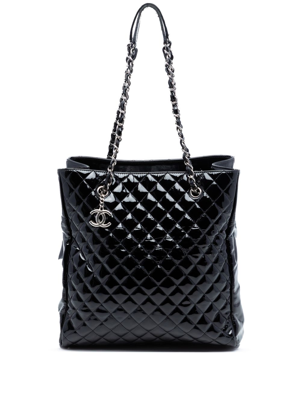 2010-2011 CC Quilted Patent North South tote bag