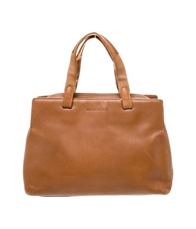 Jil Sander Sander Leather Top Handle Bag