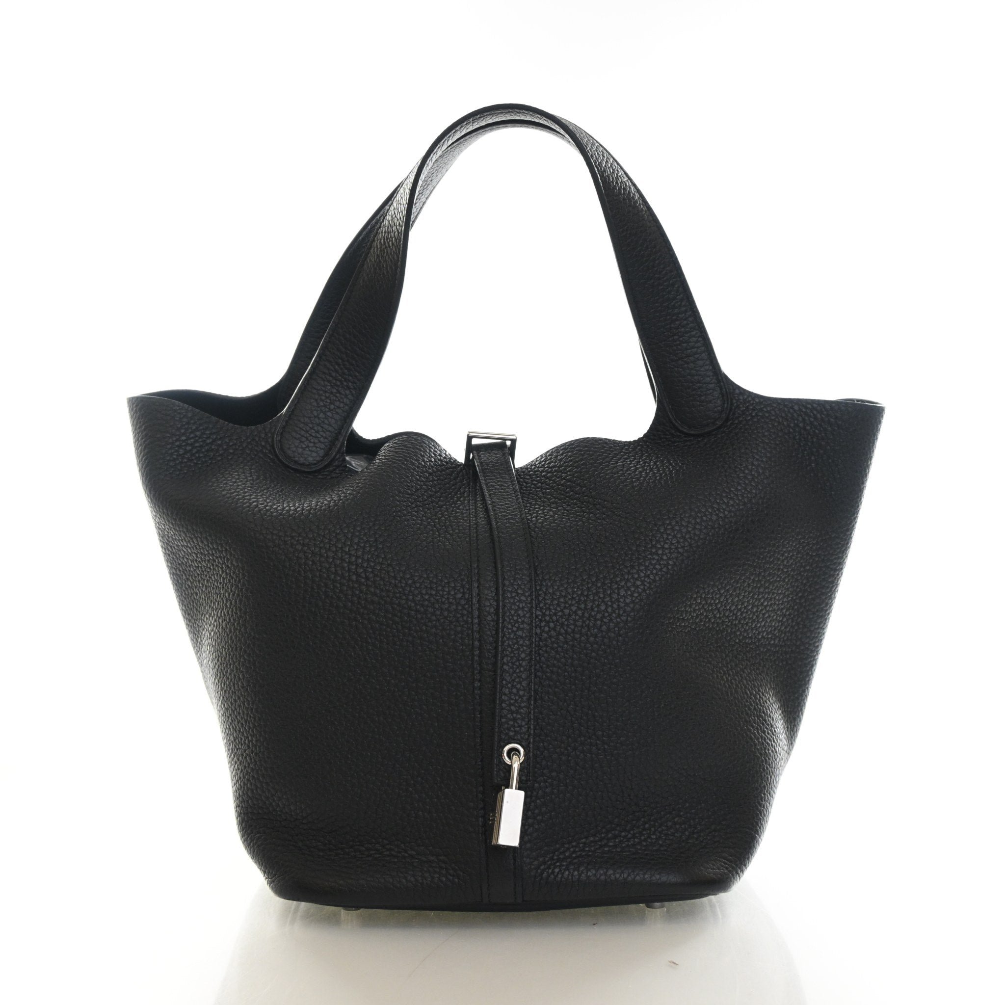 Hermes Noir Clemence Picotin Lock 22
