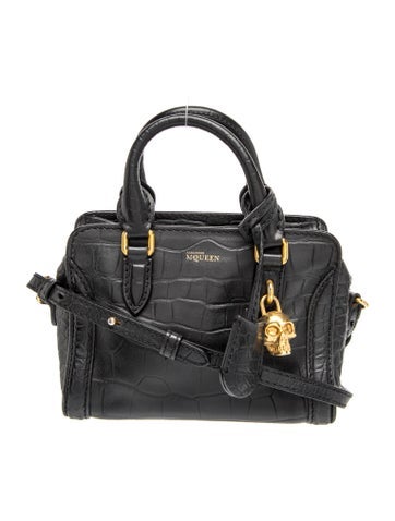 Skull Top Handle Bag