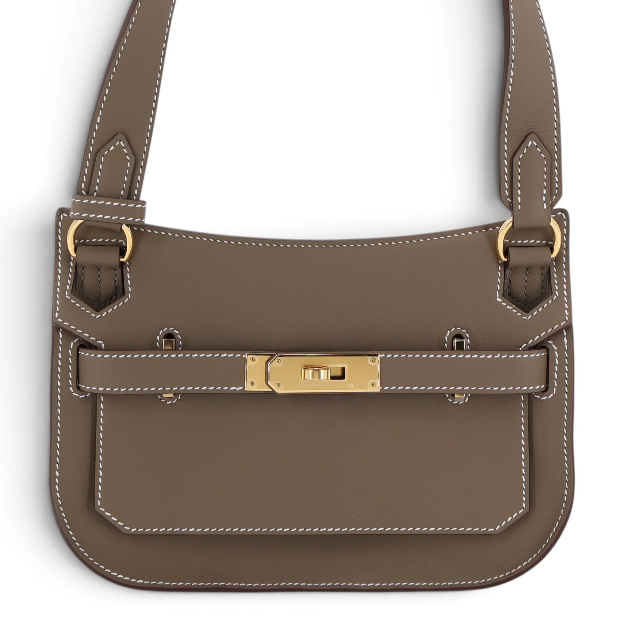 Excellent ( Rank SA ) HERMÈS Jypsiere Mini Etoupe (18) Swift Gold hardware K (2025)