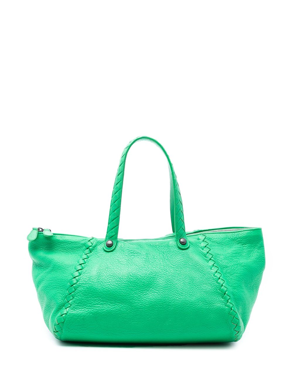 2009 Intrecciato Trimmed Cervo tote bag