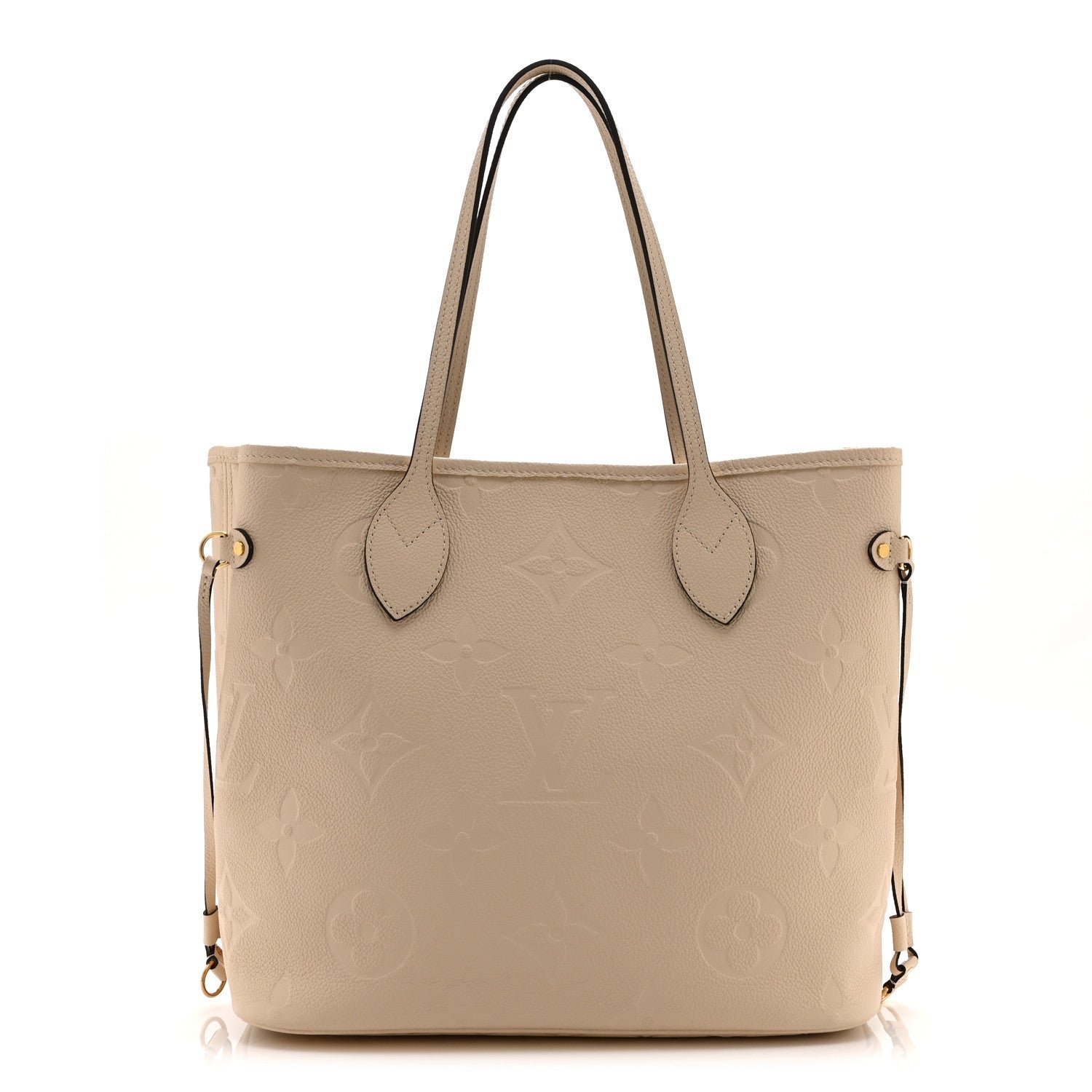 Louis Vuitton Empreinte Monogram Giant Neverfull MM Cream