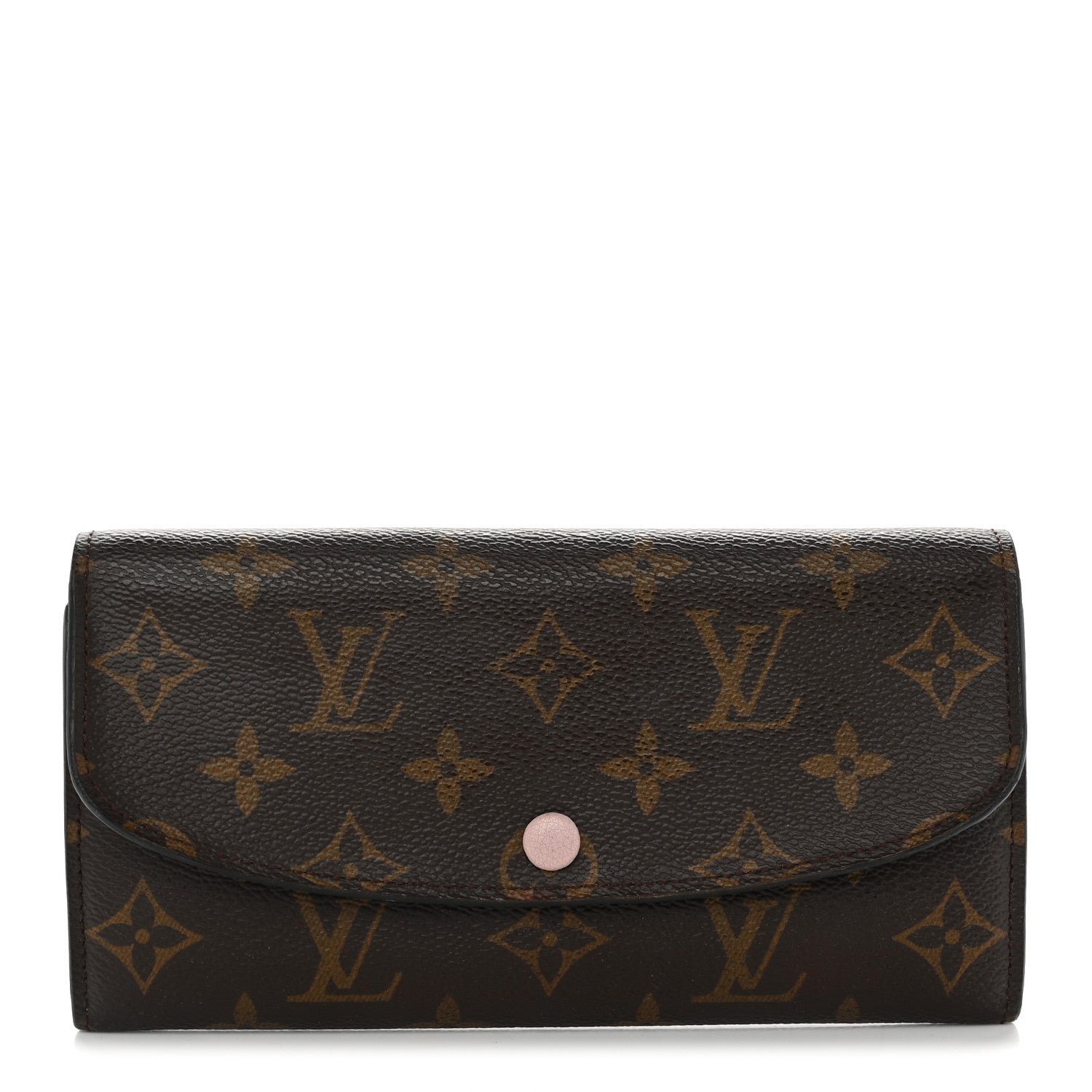 Louis Vuitton Monogram Emilie Wallet Rose Ballerine