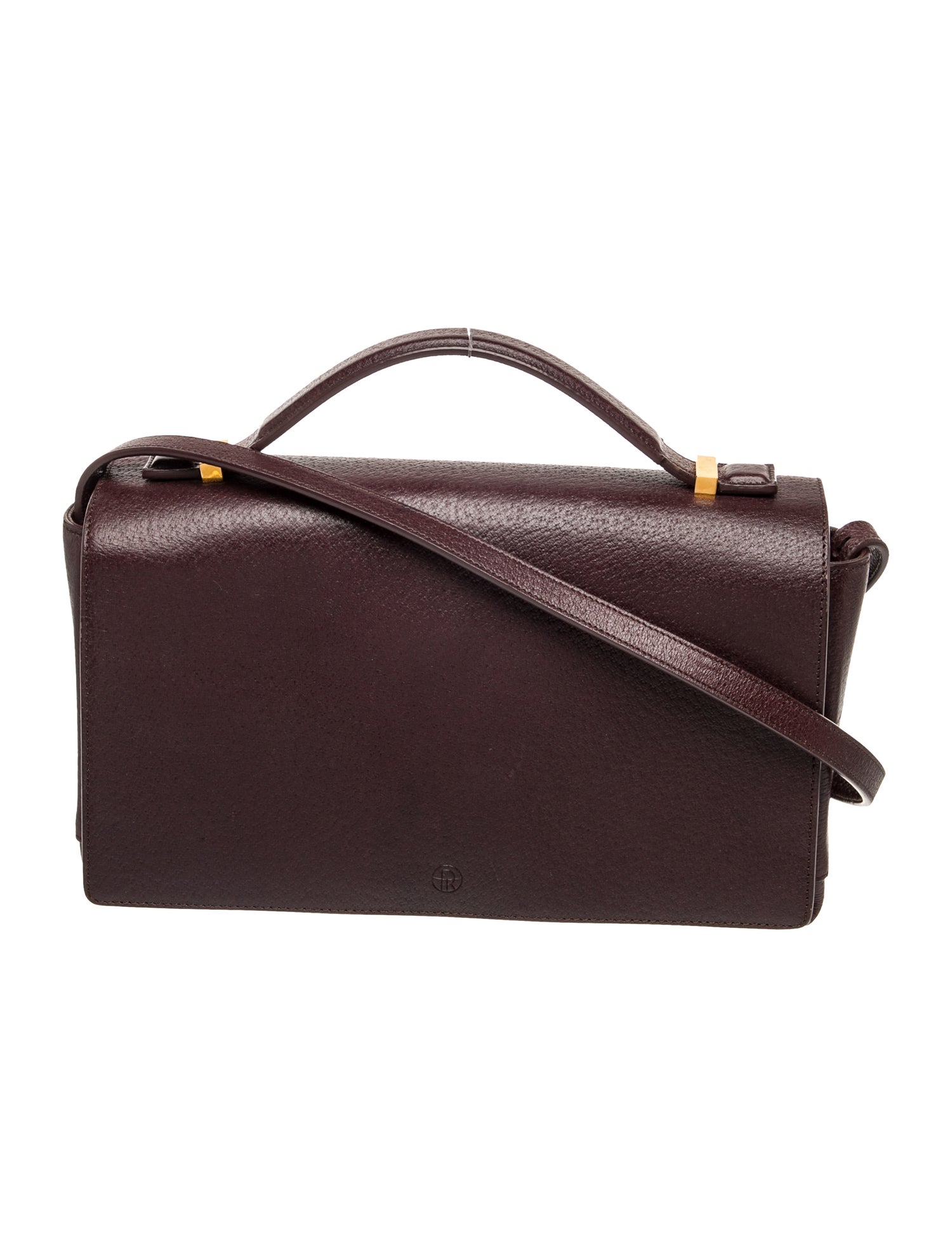 The Row Leather Book Bag 10