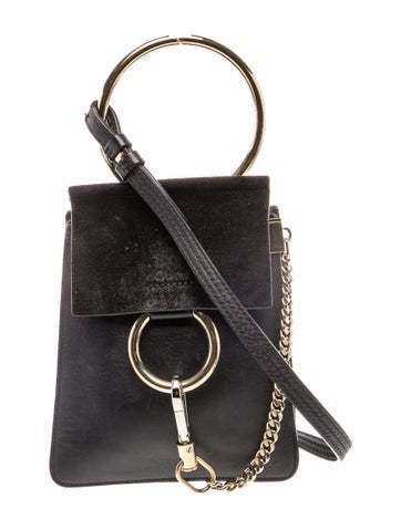 Leather Faye Bracelet Bag Mini, Mini