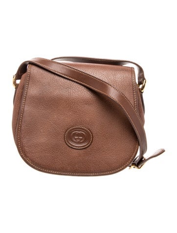 Interlocking G Vintage Leather Crossbody Bag