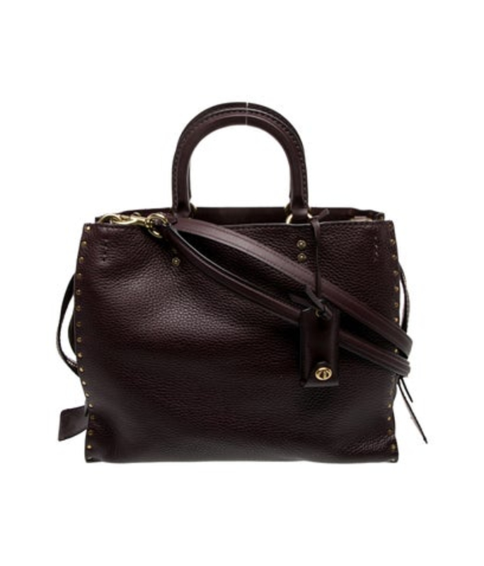 Coach Leather Top Handle Bag