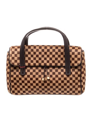 Damier Ebene Top Handle Bag