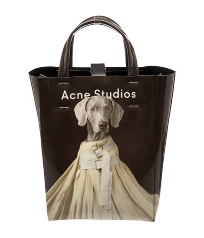 Acne Studios Studios Patent Leather Top Handle Bag