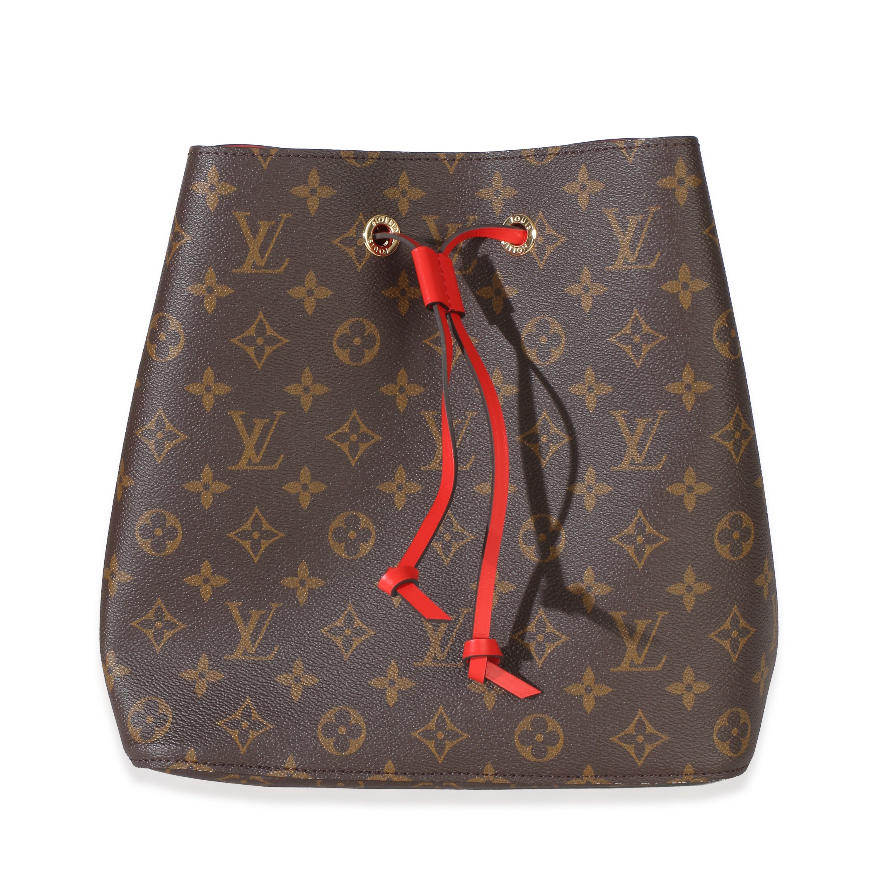 Coquelicot Monogram Canvas Neonoe MM