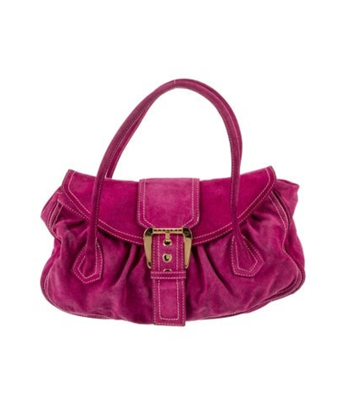 Celine Suede Shoulder Bag Vintage