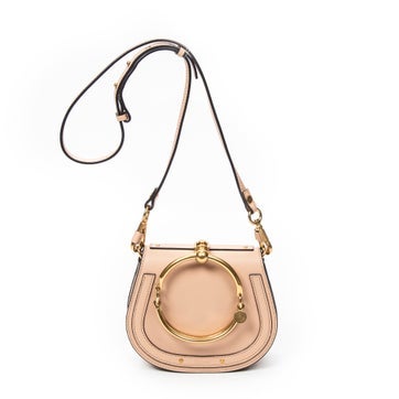 Leather Small Nile Bracelet Bag, Small