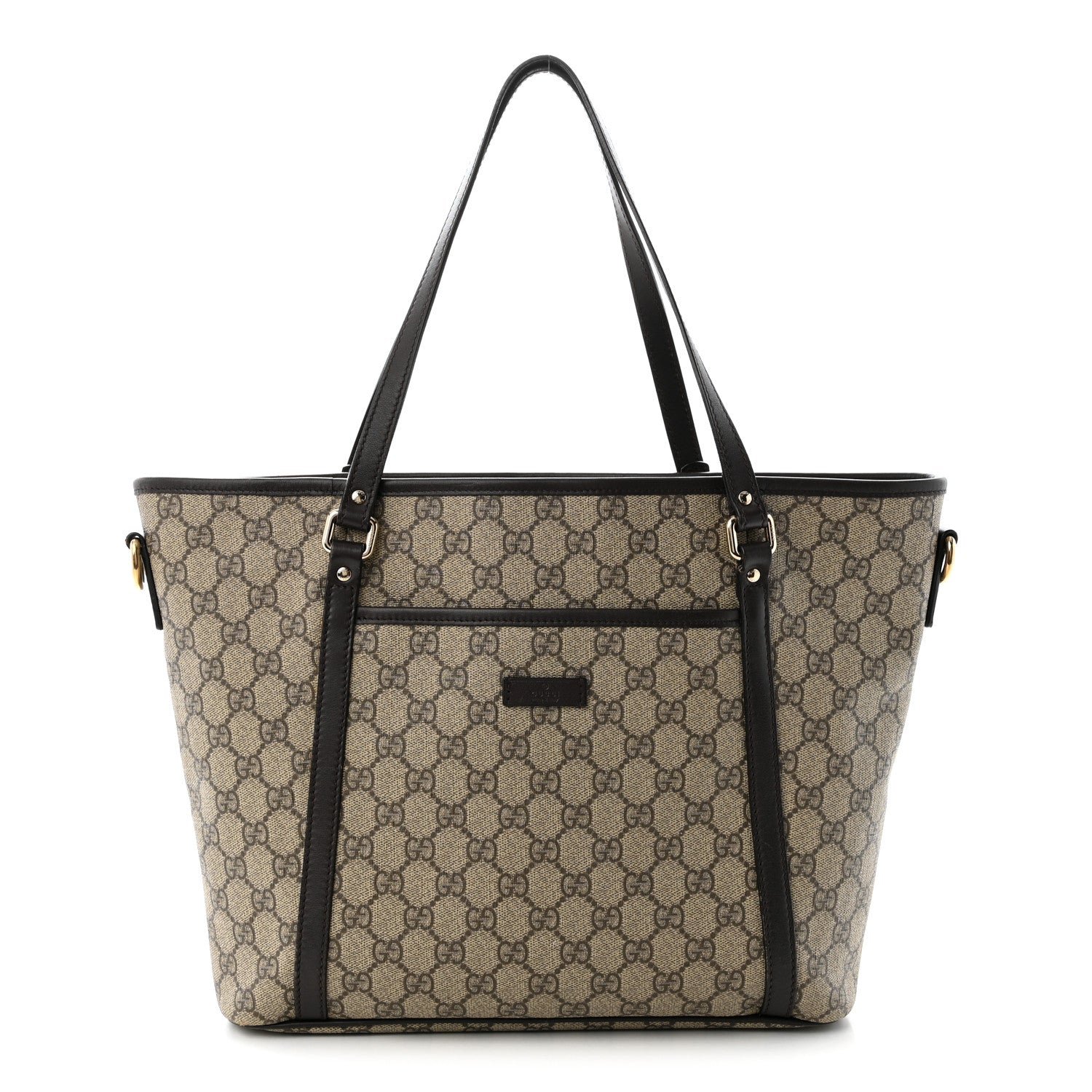 Gucci GG Supreme Monogram Medium Joy Tote Dark Brown