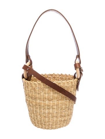 Straw Bucket Bag