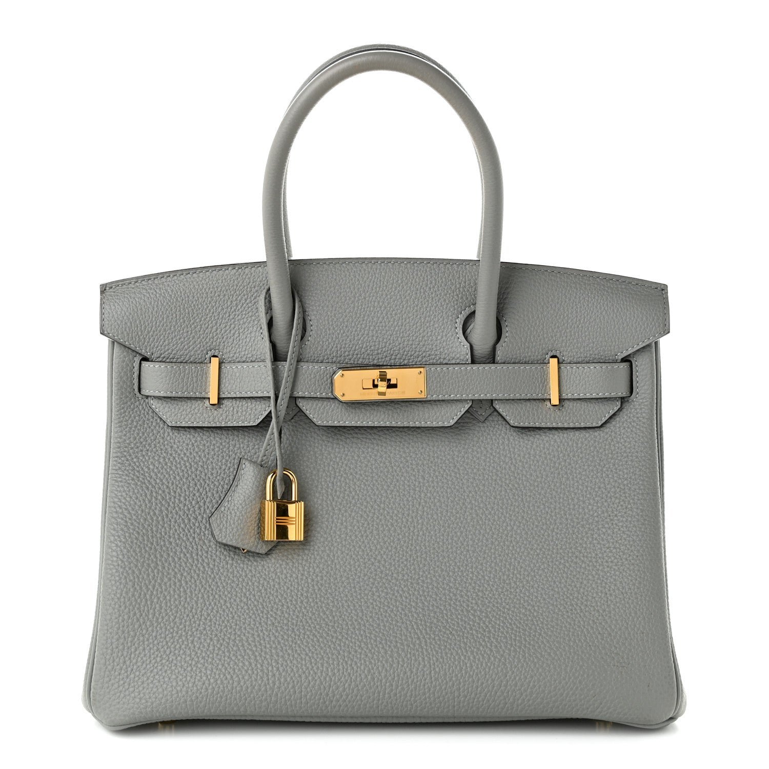 Hermes Togo Birkin 30 Gris Mouette