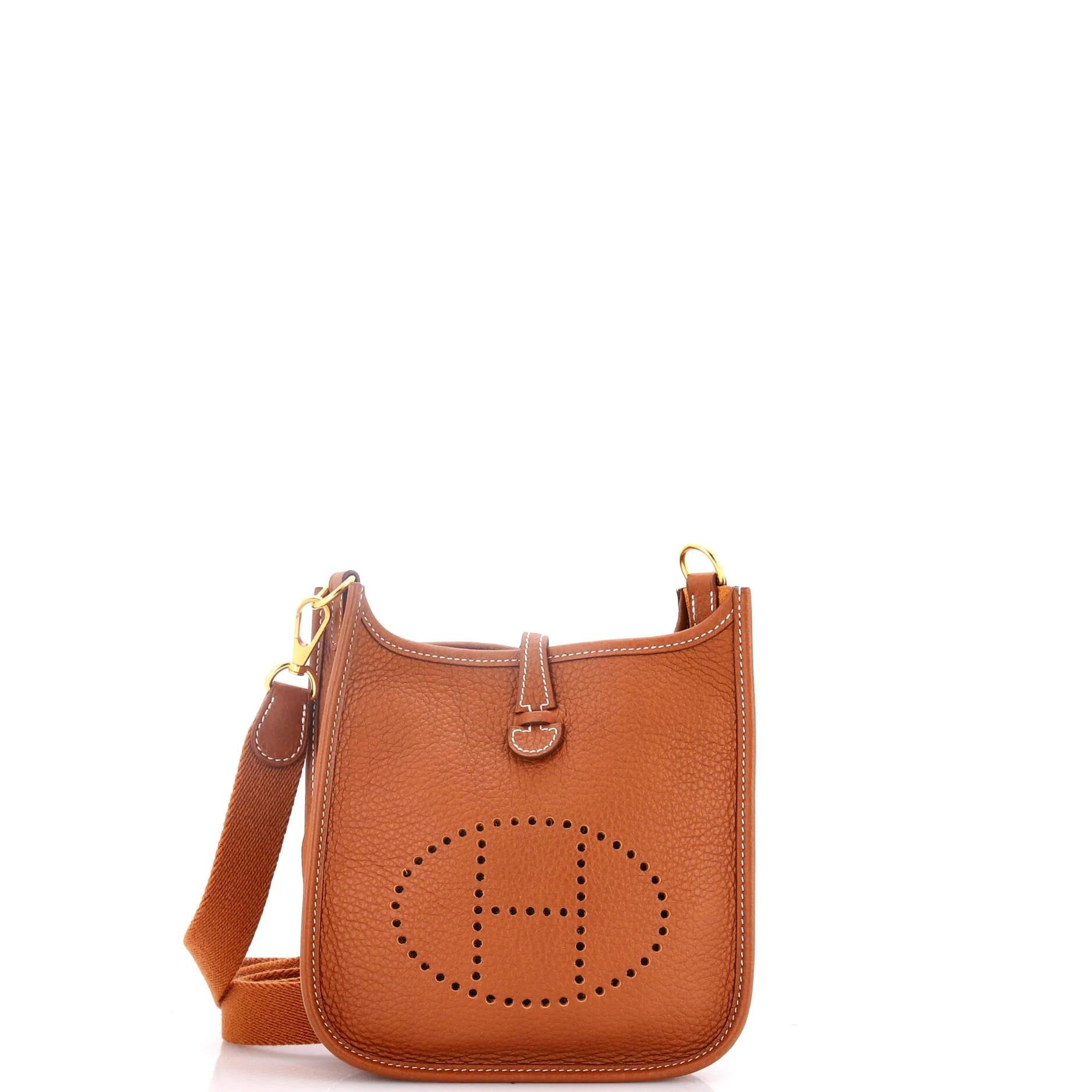 Mini Evelyne leather crossbody bag