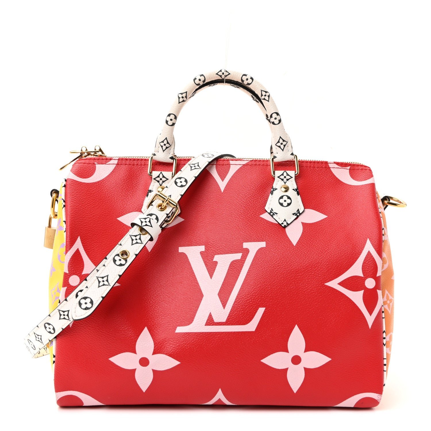 Louis Vuitton Louis Vuitton Monogram Giant Speedy Bandouliere 30 Rouge