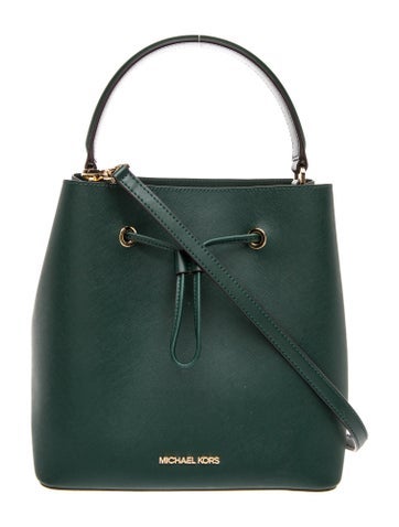 Michael Kors Saffiano Leather Bucket Bag