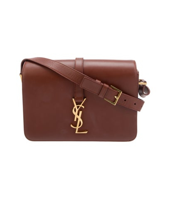 Saint Laurent Laurent Leather Messenger Bag