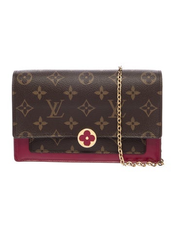 LV Monogram Flore Chain Wallet