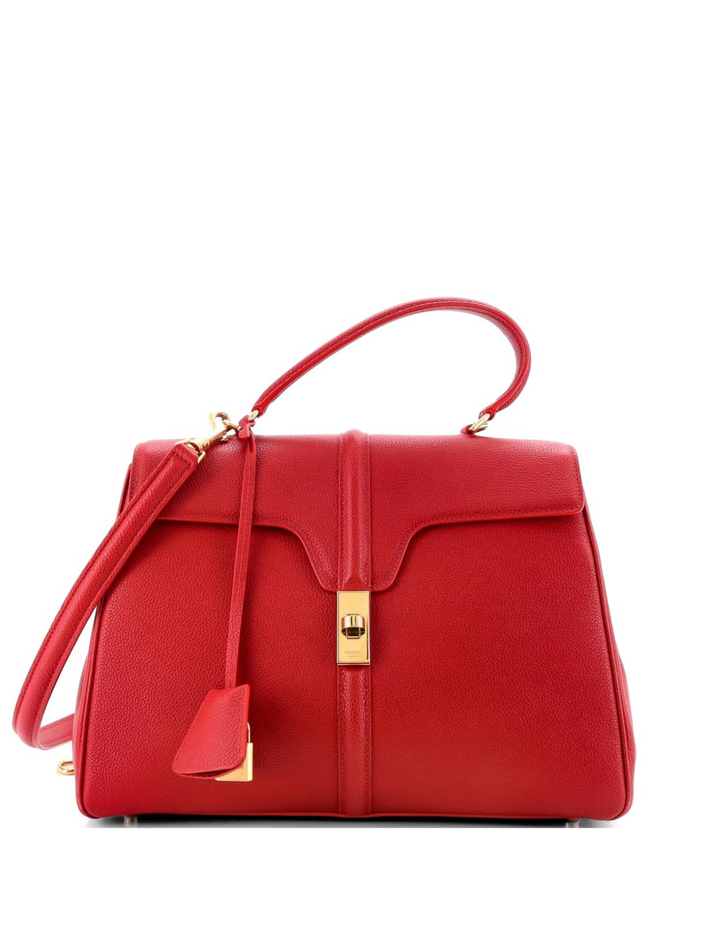 16 Top Handle Bag Grained Calfskin Medium shoulder bag