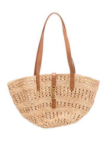 Saint Laurent Raffia Panier