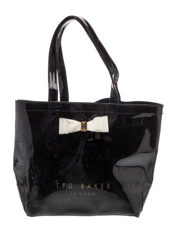 Patent Leather Top Handle Bag