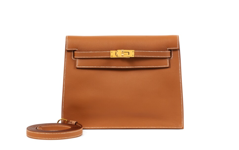 Hermes Gold Evercolor Kelly Danse Gold Hardware, 2025