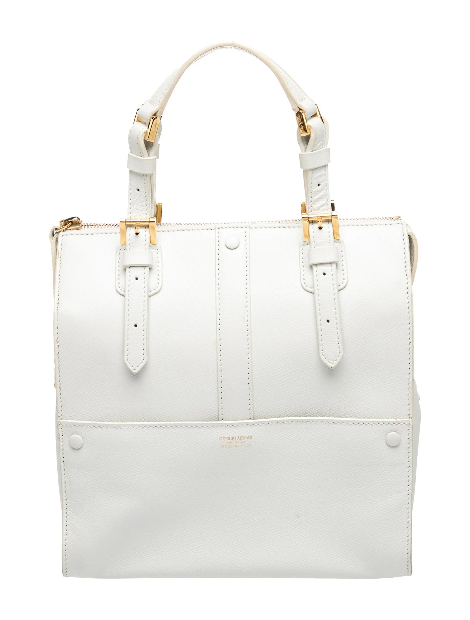 Leather Top Handle Bag